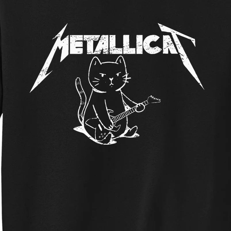 Metallicat Funny Cat Tall Sweatshirt