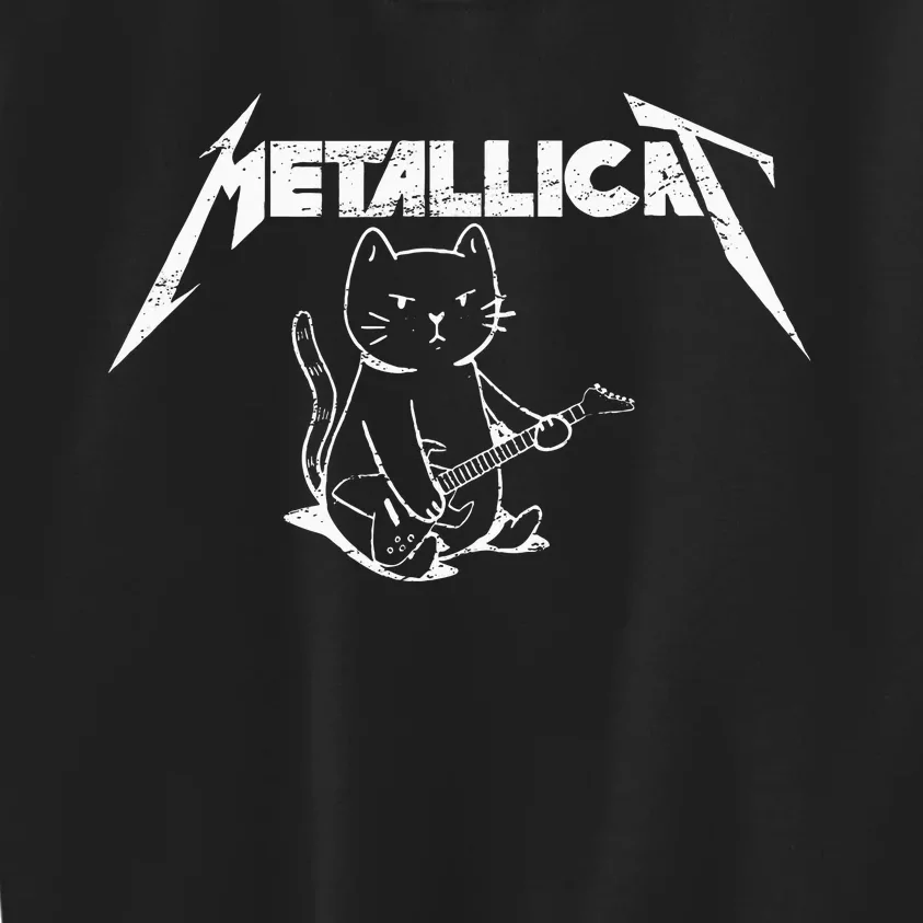 Metallicat Funny Cat Kids Sweatshirt