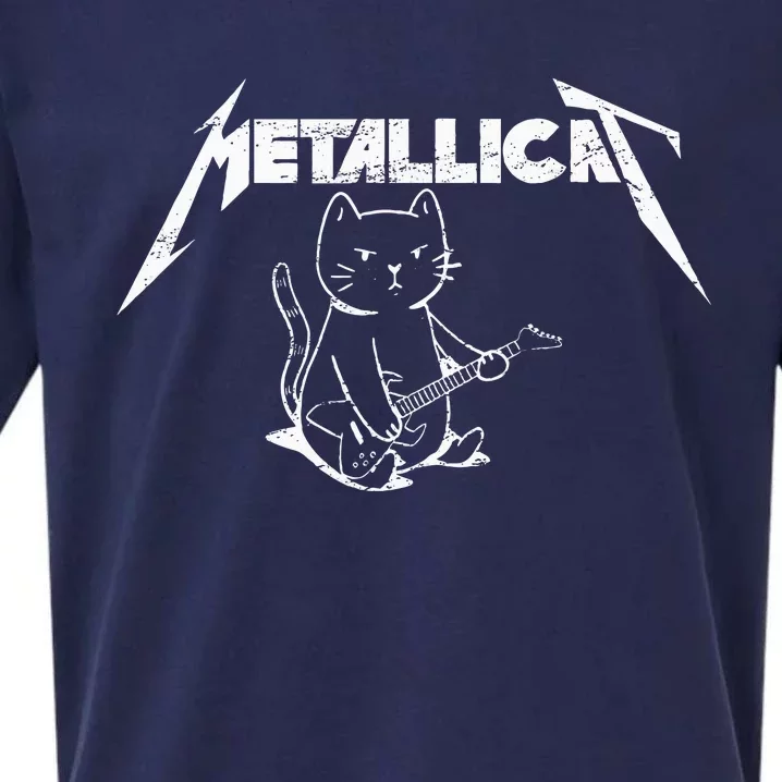 Metallicat Funny Cat Sueded Cloud Jersey T-Shirt