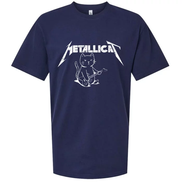 Metallicat Funny Cat Sueded Cloud Jersey T-Shirt