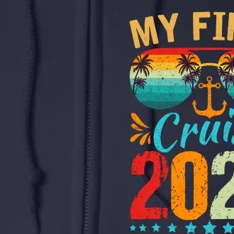 My First Cruise 2024 Family Vacation Cruise Ship Travel Full Zip Hoodie