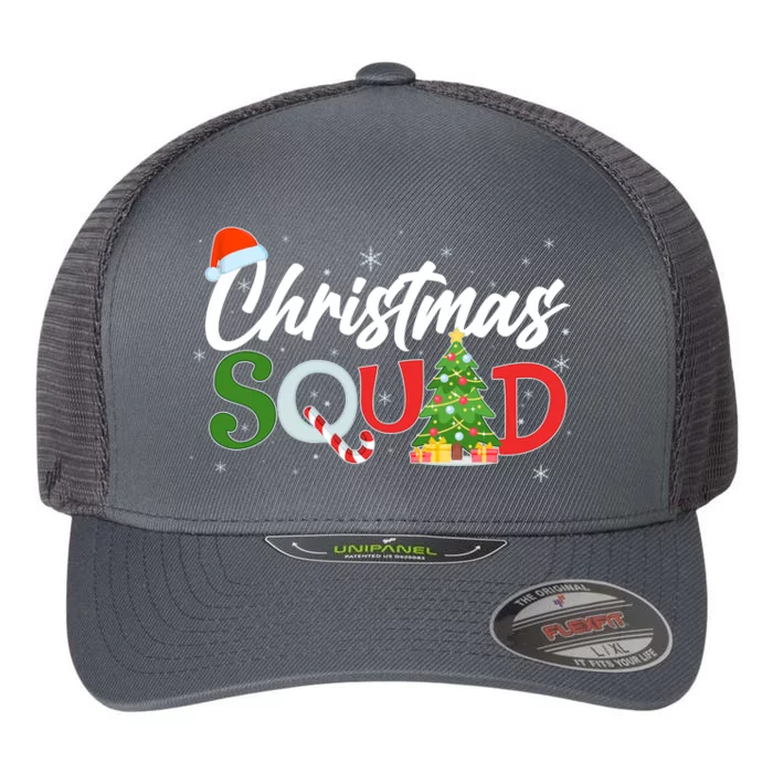 Matching Family Christmas Squad Flexfit Unipanel Trucker Cap