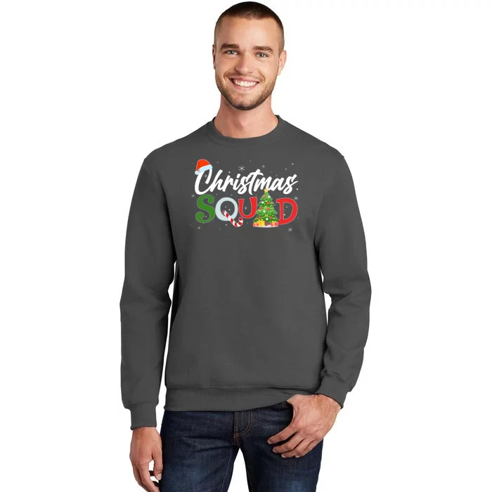 Matching Family Christmas Squad Tall Sweatshirt