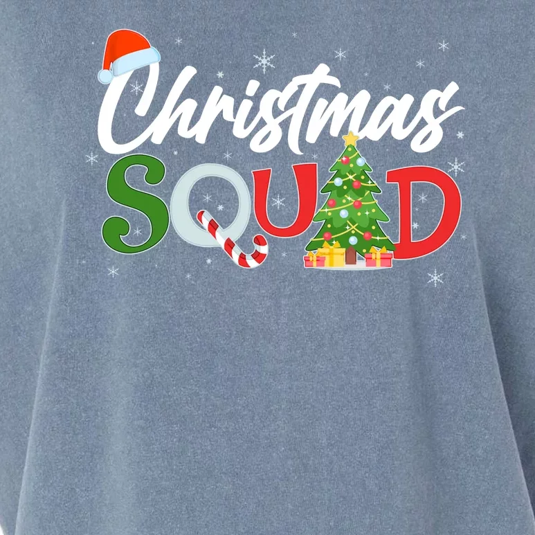 Matching Family Christmas Squad Garment-Dyed Women's Muscle Tee