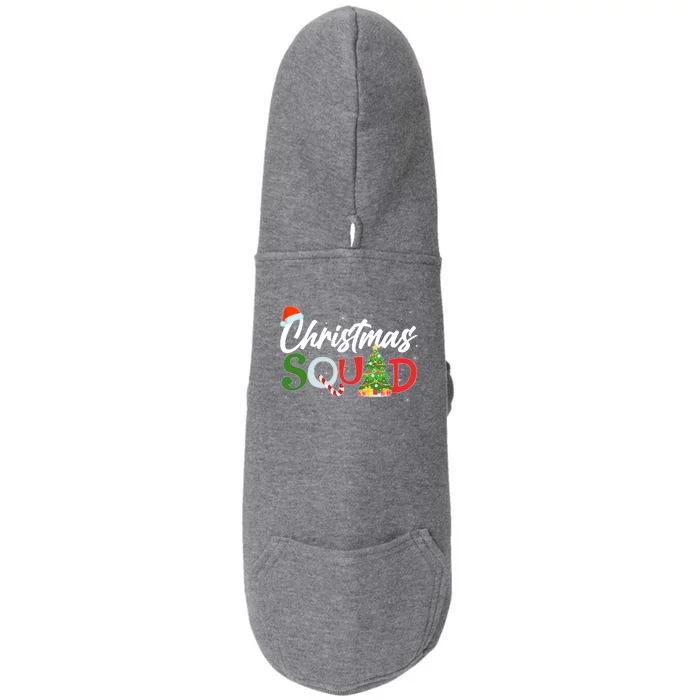 Matching Family Christmas Squad Doggie 3-End Fleece Hoodie