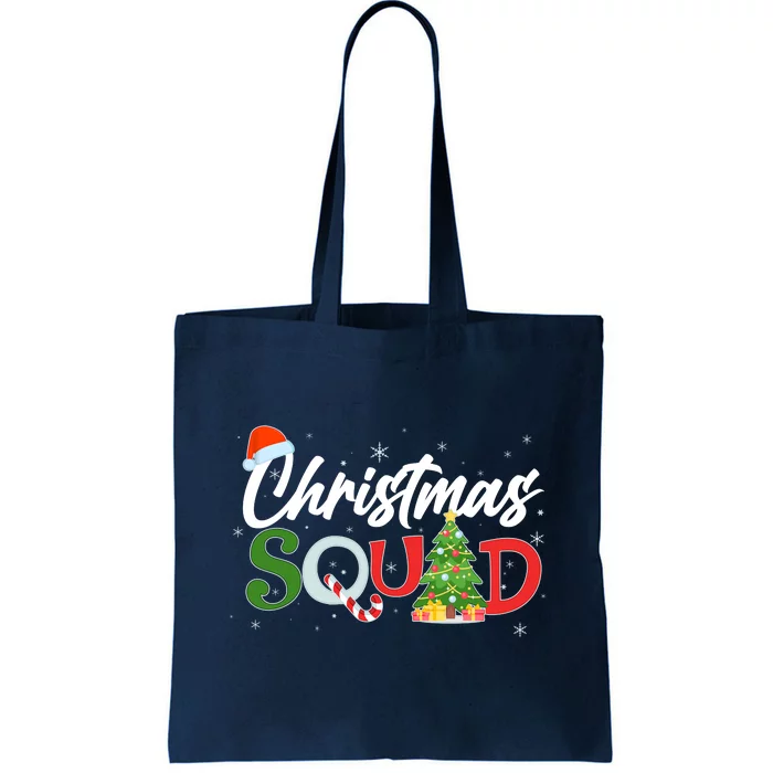 Matching Family Christmas Squad Tote Bag