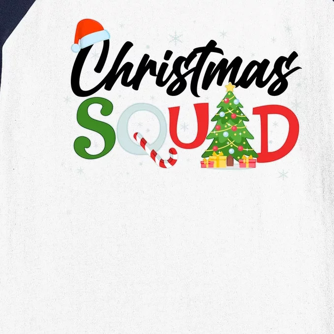 Matching Family Christmas Squad Baseball Sleeve Shirt