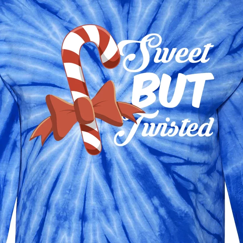 Matching Family Christmas Funny Costume Sweet But Twisted Funny Gift Tie-Dye Long Sleeve Shirt