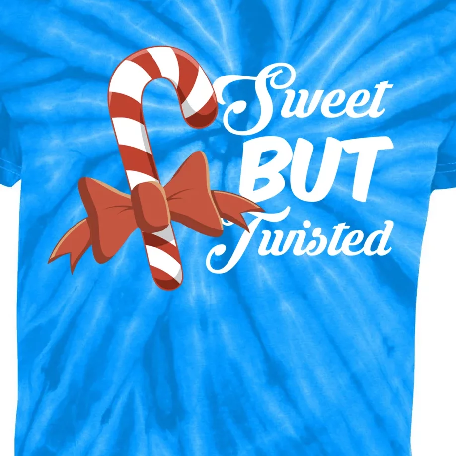 Matching Family Christmas Funny Costume Sweet But Twisted Funny Gift Kids Tie-Dye T-Shirt