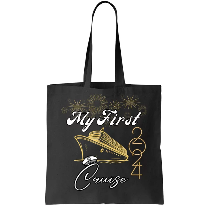 My First Cruise 2024 Family Vacation Cruise Ship Travel Tote Bag