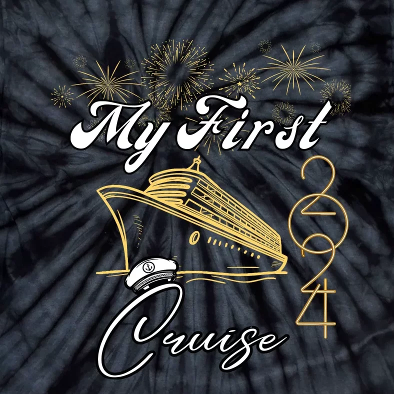 My First Cruise 2024 Family Vacation Cruise Ship Travel Tie-Dye T-Shirt