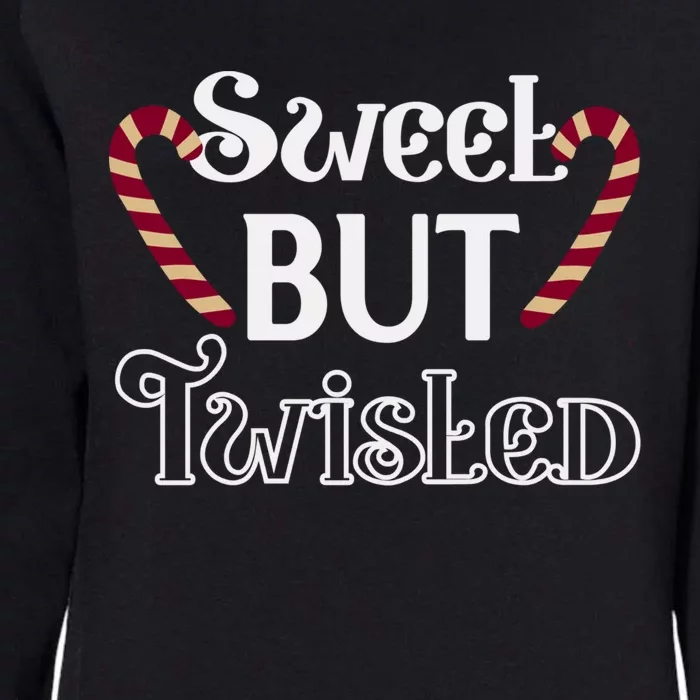 Matching Family Christmas Funny Costume Sweet But Twisted Great Gift Womens California Wash Sweatshirt