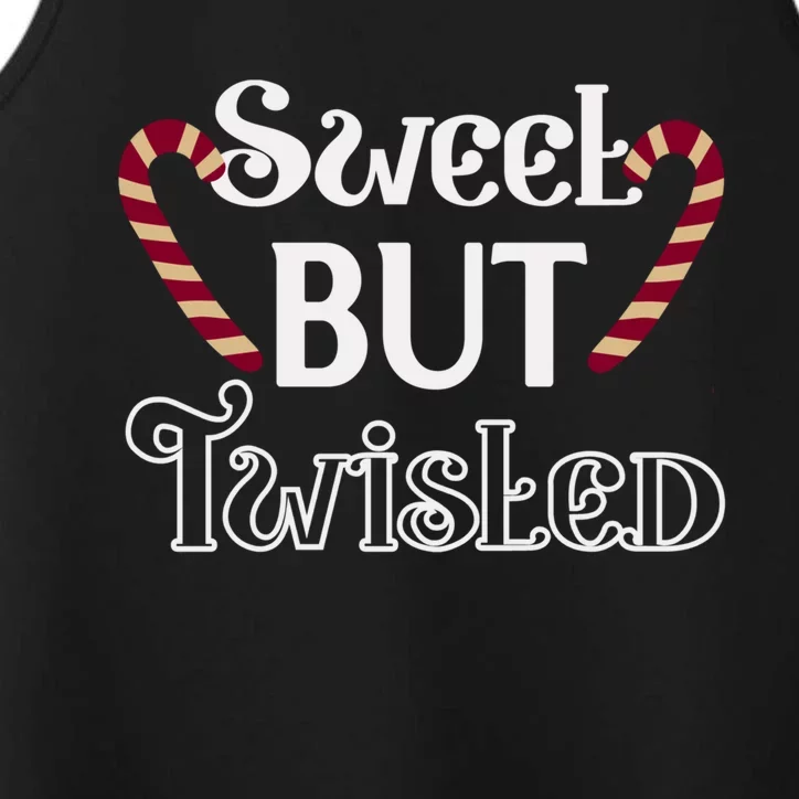 Matching Family Christmas Funny Costume Sweet But Twisted Great Gift Performance Tank