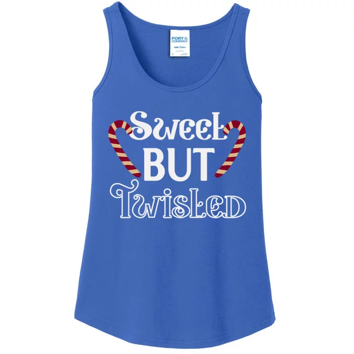 Matching Family Christmas Funny Costume Sweet But Twisted Great Gift Ladies Essential Tank