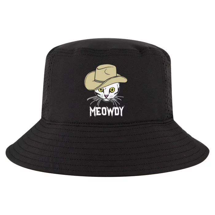 Meowdy Funny Cat Cow Hat Funny Cat Meme Cool Comfort Performance Bucket Hat