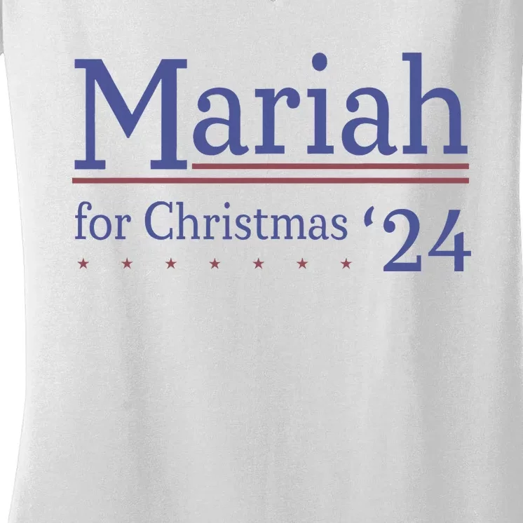 M.A.R.I.A.H For Christmas 24 Funny Christmas Women's V-Neck T-Shirt