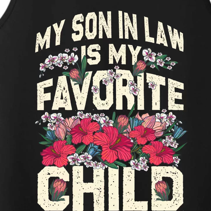 My Favorite Child Is My Son In Law A Funny Moms Perspective Performance Tank