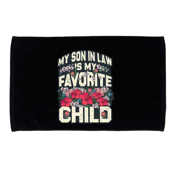 My Favorite Child Is My Son In Law A Funny Moms Perspective Sticker Microfiber Hand Towel