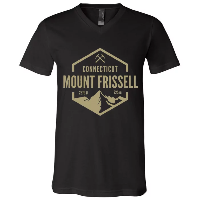 Mount Frissell Connecticut V-Neck T-Shirt