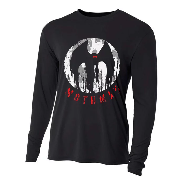 Mothman Folklore Cryptid Cooling Performance Long Sleeve Crew