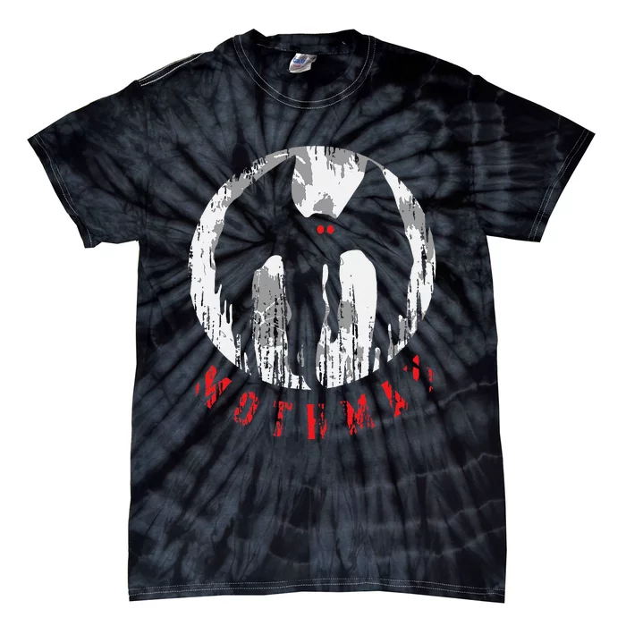 Mothman Folklore Cryptid Tie-Dye T-Shirt