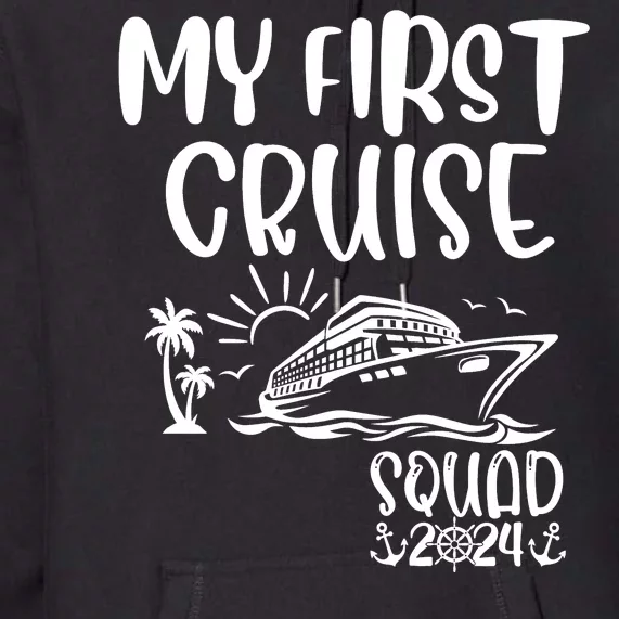 My First Cruise Squad 2024 My First Holiday Family Matching Premium Hoodie