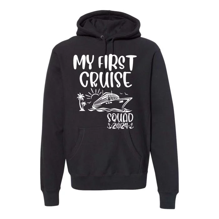 My First Cruise Squad 2024 My First Holiday Family Matching Premium Hoodie