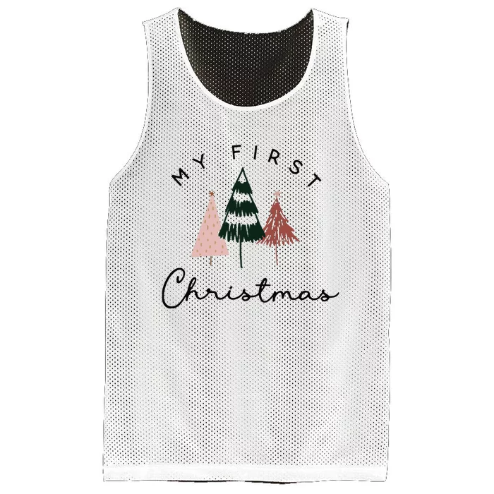 My First Christmas Bubble Romper Mesh Reversible Basketball Jersey Tank