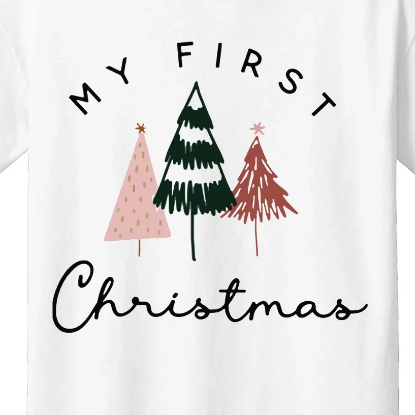 My First Christmas Bubble Romper Kids T-Shirt