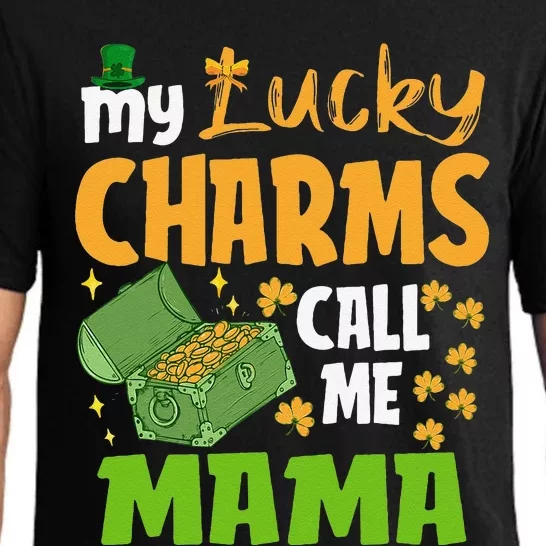 My Funny Call Me Mama St Patricks Day Mommy Pajama Set