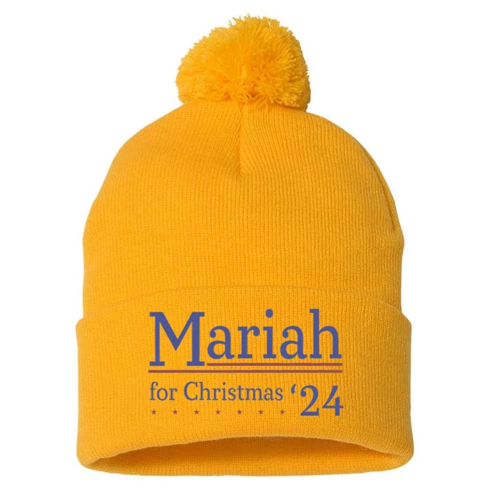 M.A.R.I.A.H For Christmas 24 Funny Christmas Pom Pom 12in Knit Beanie