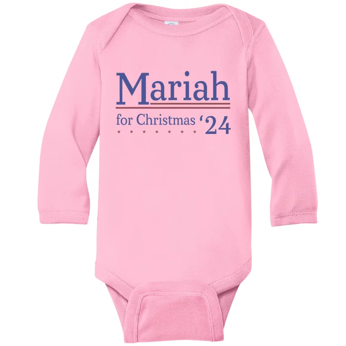 M.A.R.I.A.H For Christmas 24 Funny Christmas Baby Long Sleeve Bodysuit