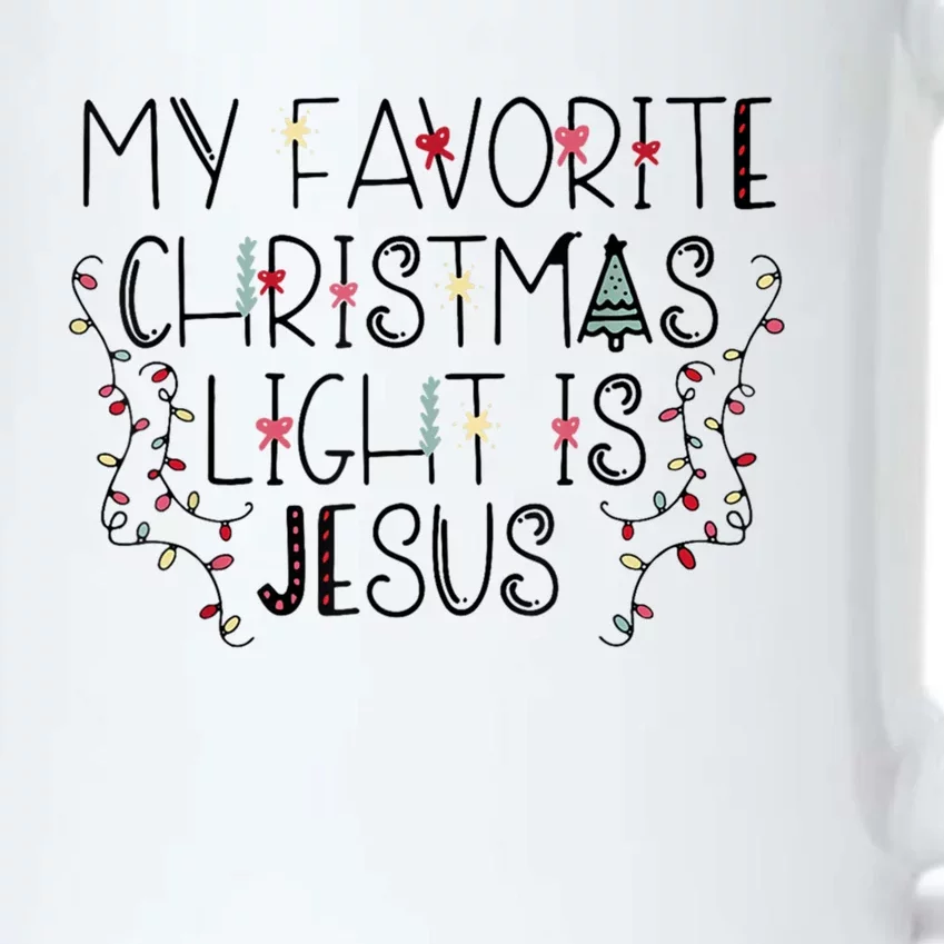 My Favorite Christmas Light Is Jesus Great Gift Black Color Changing Mug