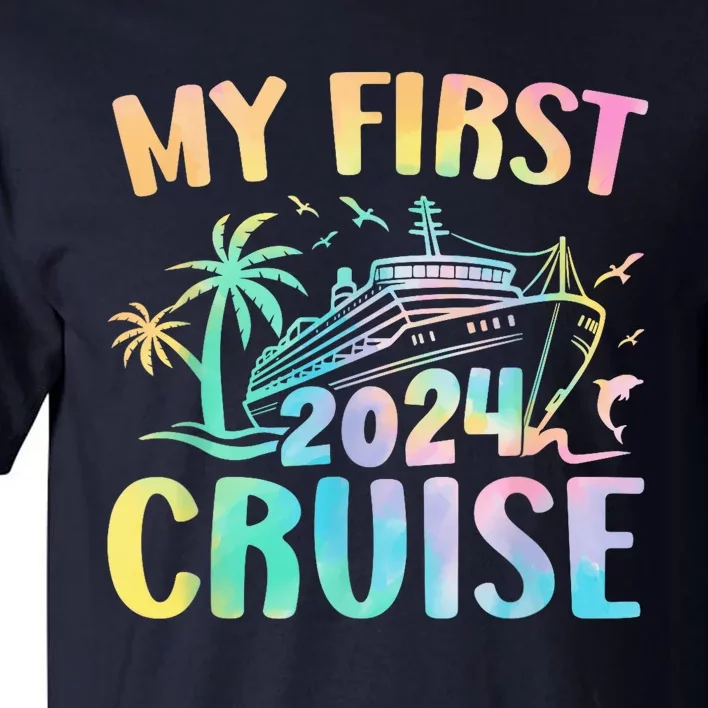 My First Cruise 2024 Vacation Matching Family Cruise Ship Tall T-Shirt