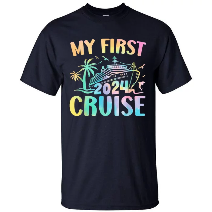 My First Cruise 2024 Vacation Matching Family Cruise Ship Tall T-Shirt