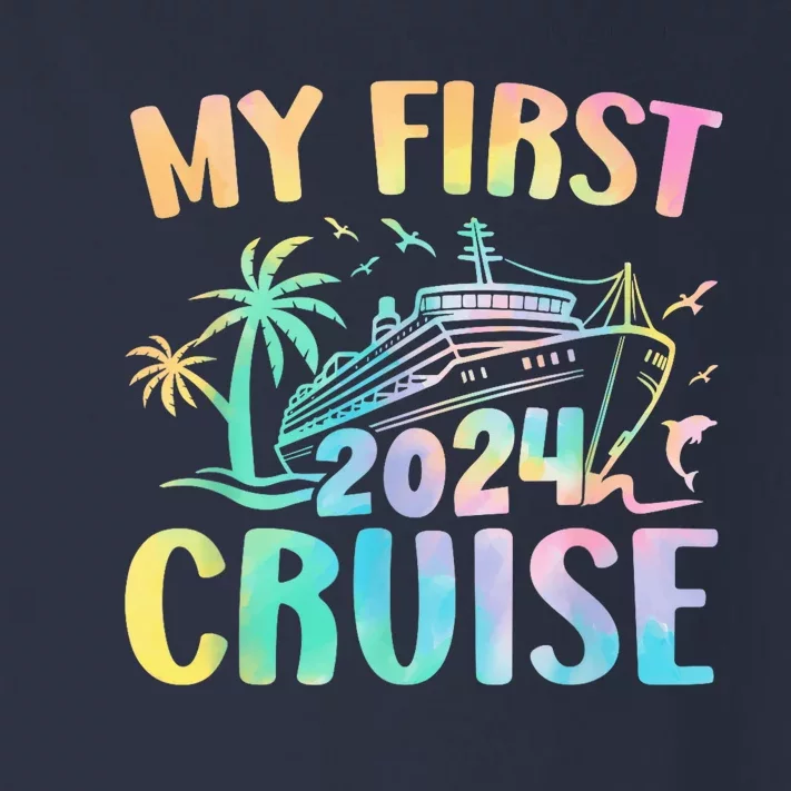 My First Cruise 2024 Vacation Matching Family Cruise Ship Toddler Long Sleeve Shirt