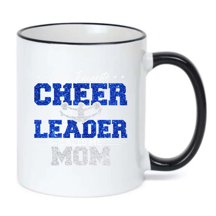 My Favorite Cheerleader Calls Me Mom Cheer Mom Black Color Changing Mug