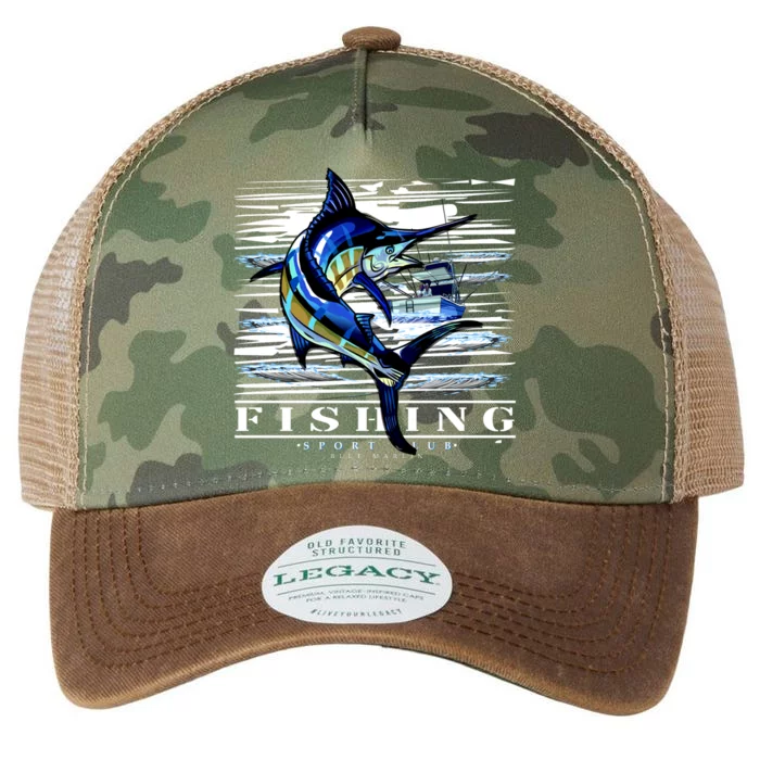 Marlin Fishing Club Legacy Tie Dye Trucker Hat