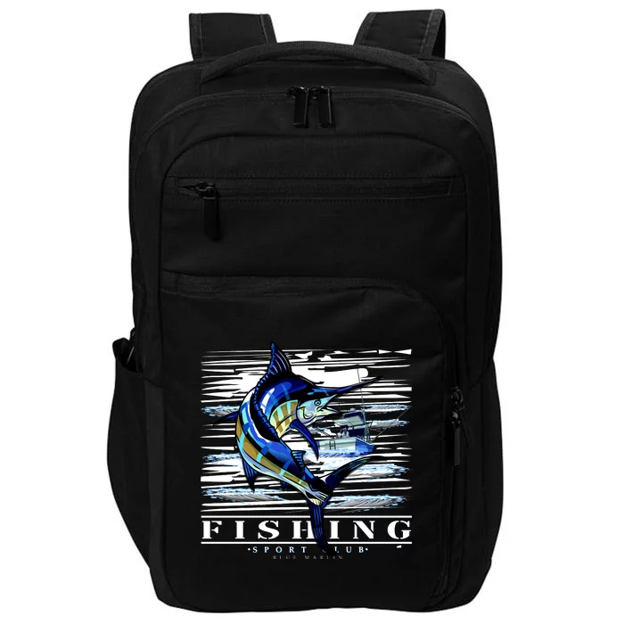 Marlin Fishing Club Impact Tech Backpack