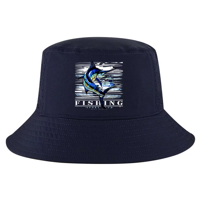 Marlin Fishing Club Cool Comfort Performance Bucket Hat