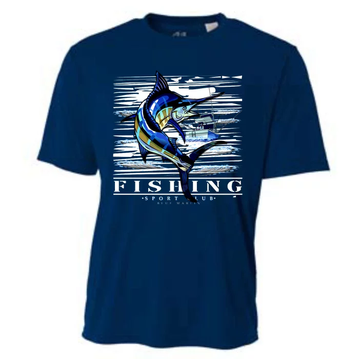 Marlin Fishing Club Cooling Performance Crew T-Shirt