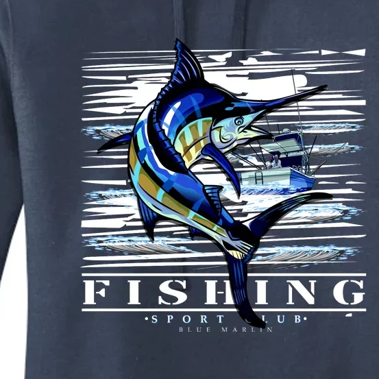 Marlin Fishing Club Women's Pullover Hoodie