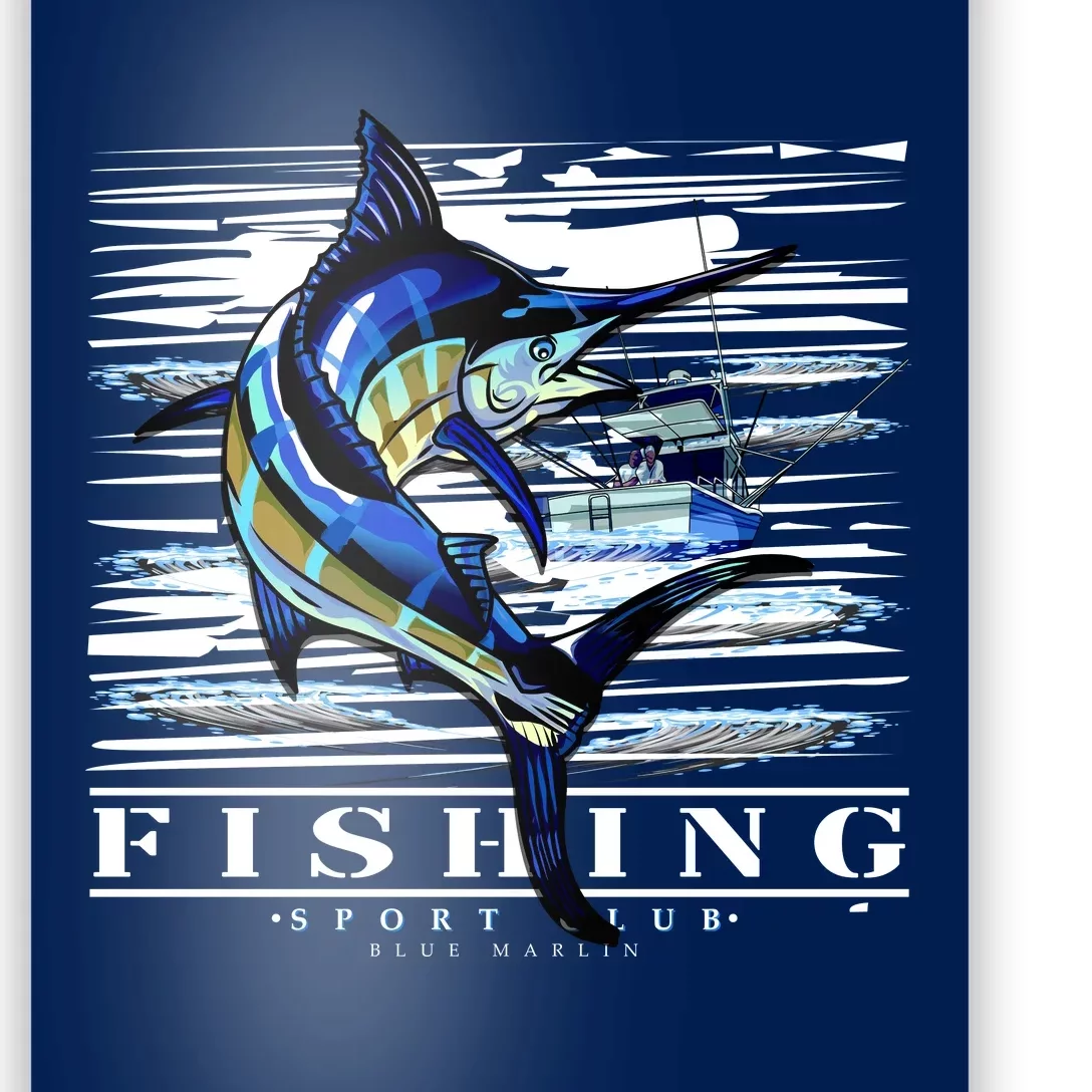 Marlin Fishing Club Poster