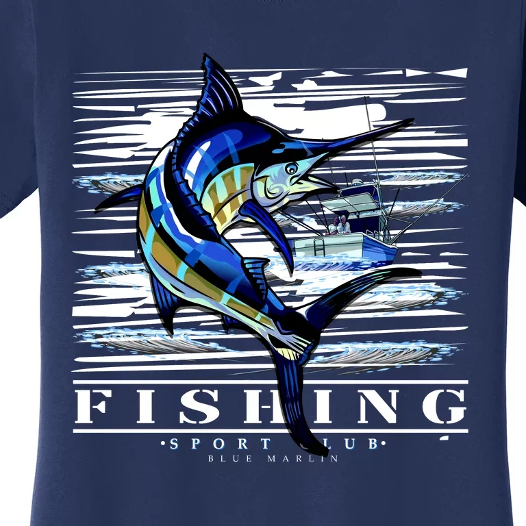 Marlin Fishing Club Women's T-Shirt