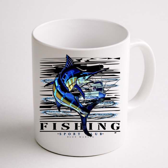 Marlin Fishing Club Front & Back Coffee Mug