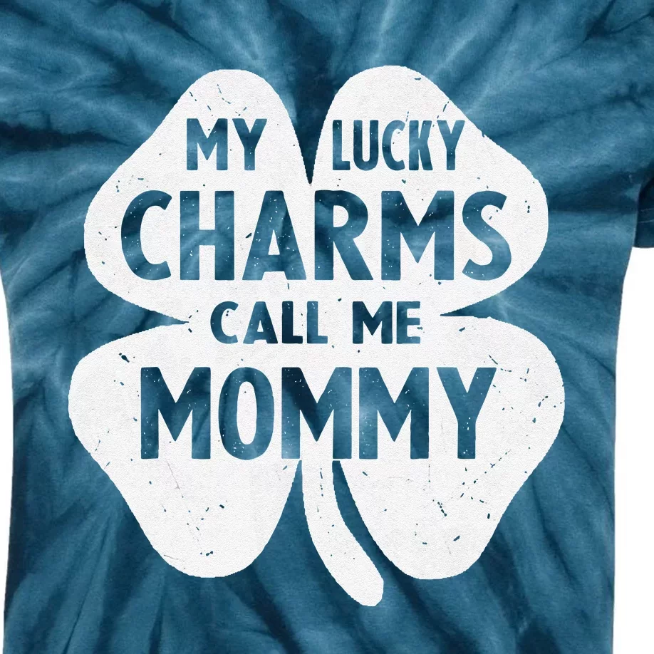 My Funny Call Me Mommy Happy St Patricks Day Kids Tie-Dye T-Shirt