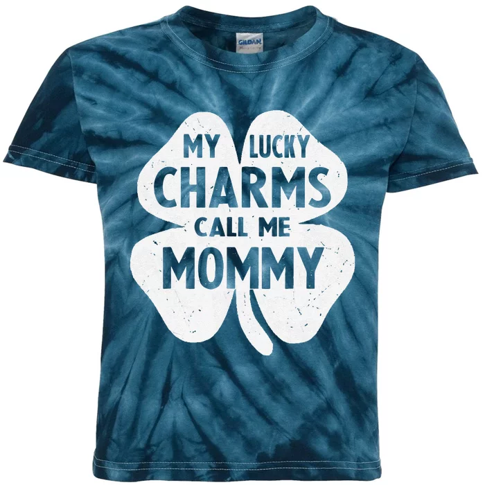 My Funny Call Me Mommy Happy St Patricks Day Kids Tie-Dye T-Shirt