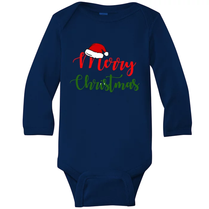 My First Christmas Baby Long Sleeve Bodysuit