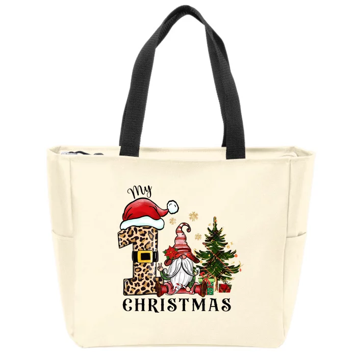 My First Christmas Zip Tote Bag