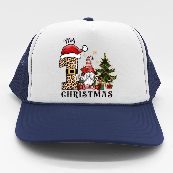 My First Christmas Trucker Hat